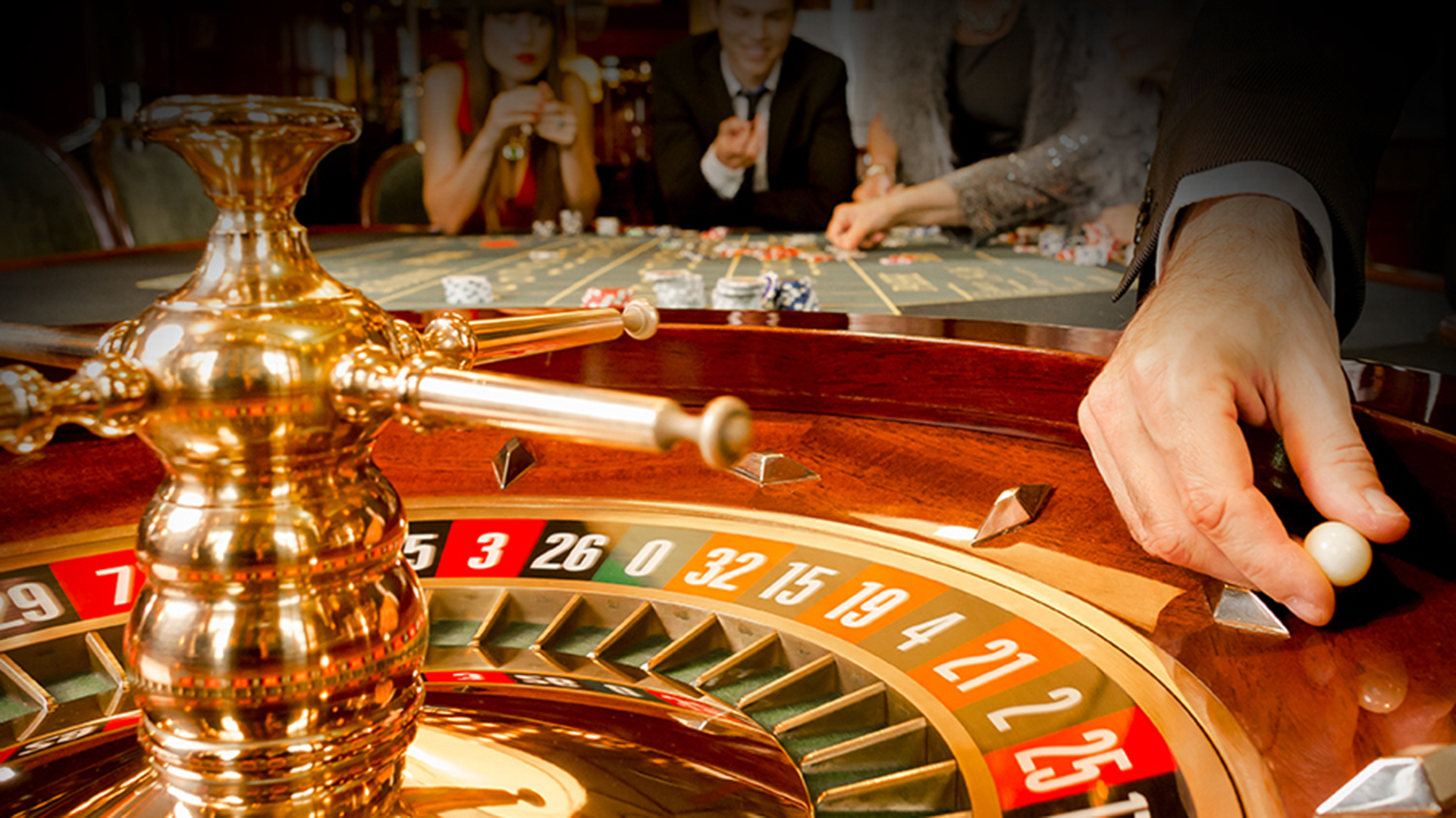 People playing Roulette at WinStar